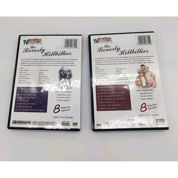 The Beverly Hillbillies TV Classics Lot Of 2 DVDs 16 Episodes Fullscreen 6+hrs - Picture 3 of 12